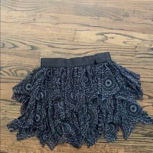 ivviva black and white dance skirt